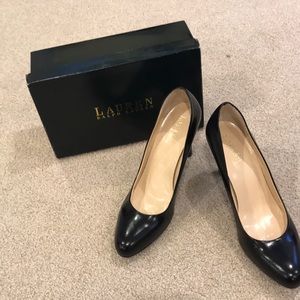 Black Lauren Ralph Lauren 4” heels